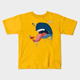 Krill's Life vs Blue Whale Kids T-Shirt